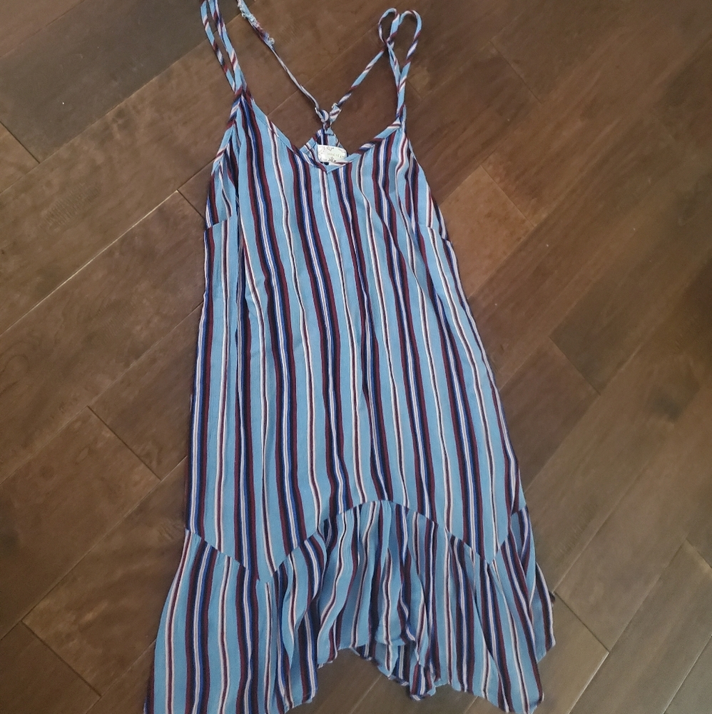 Blue , burgundy and pink dress size medium by band of gypsies